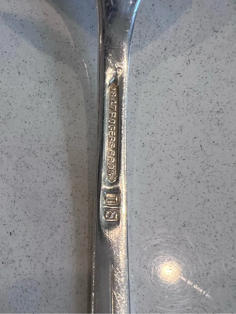 1847 Rogers Bros Silverware Lot of 3 Sylvia Pattern Soup Spoons 7